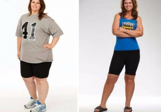 prima e dopo aver perso peso con una dieta proteica